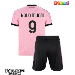 Juventus Randal Kolo Muani #9 Dětské Venkovní dres komplet 2026-27 Krátký Rukáv (+ trenýrky)